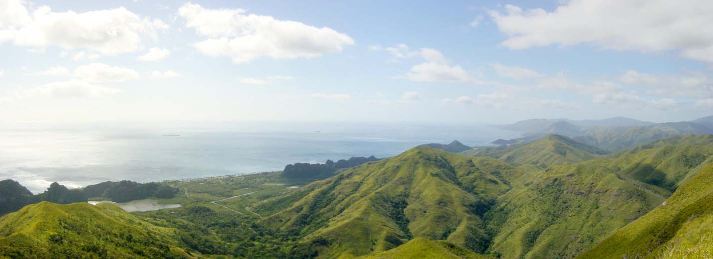 Vue sur le site du club Med